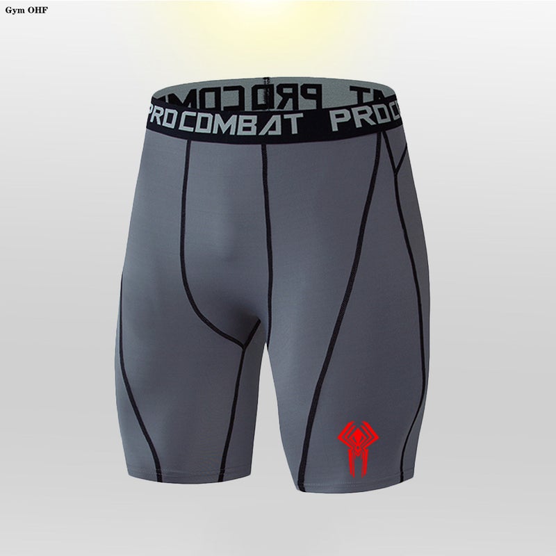 Sports Tight Pants Five-Point Pants High Elastic Compression Basketball Football Training Base Shorts Quick-Drying Running Fitness - Image 1